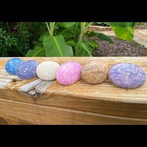 Set#5 6 Stone Scarf Rings